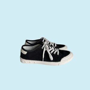 Rag & Bone Standard Issue Sneakers Men's Size 11 Black Low Top Canvas Lace Up